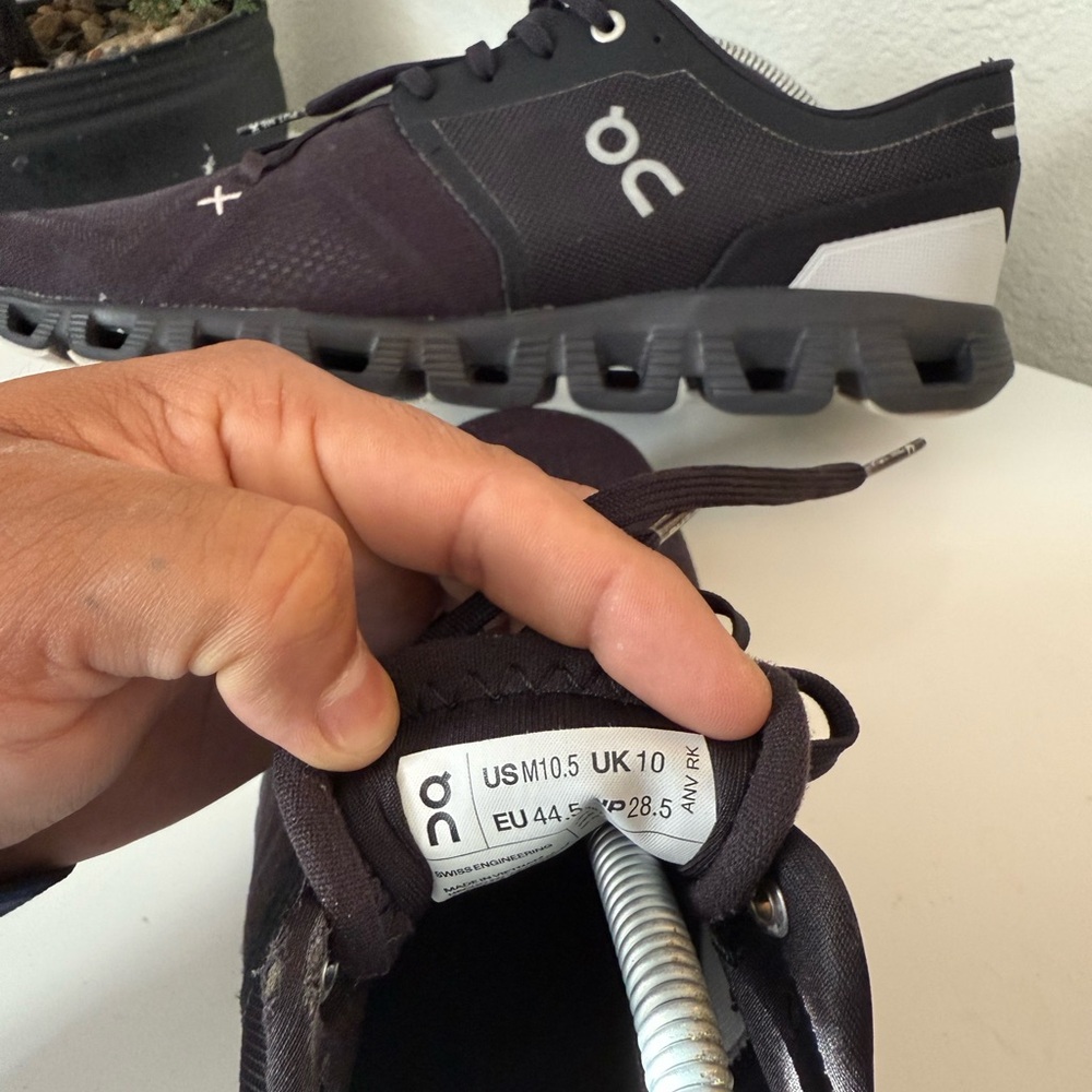 On Running Black Athletic Shoes - Picture 6 of 6